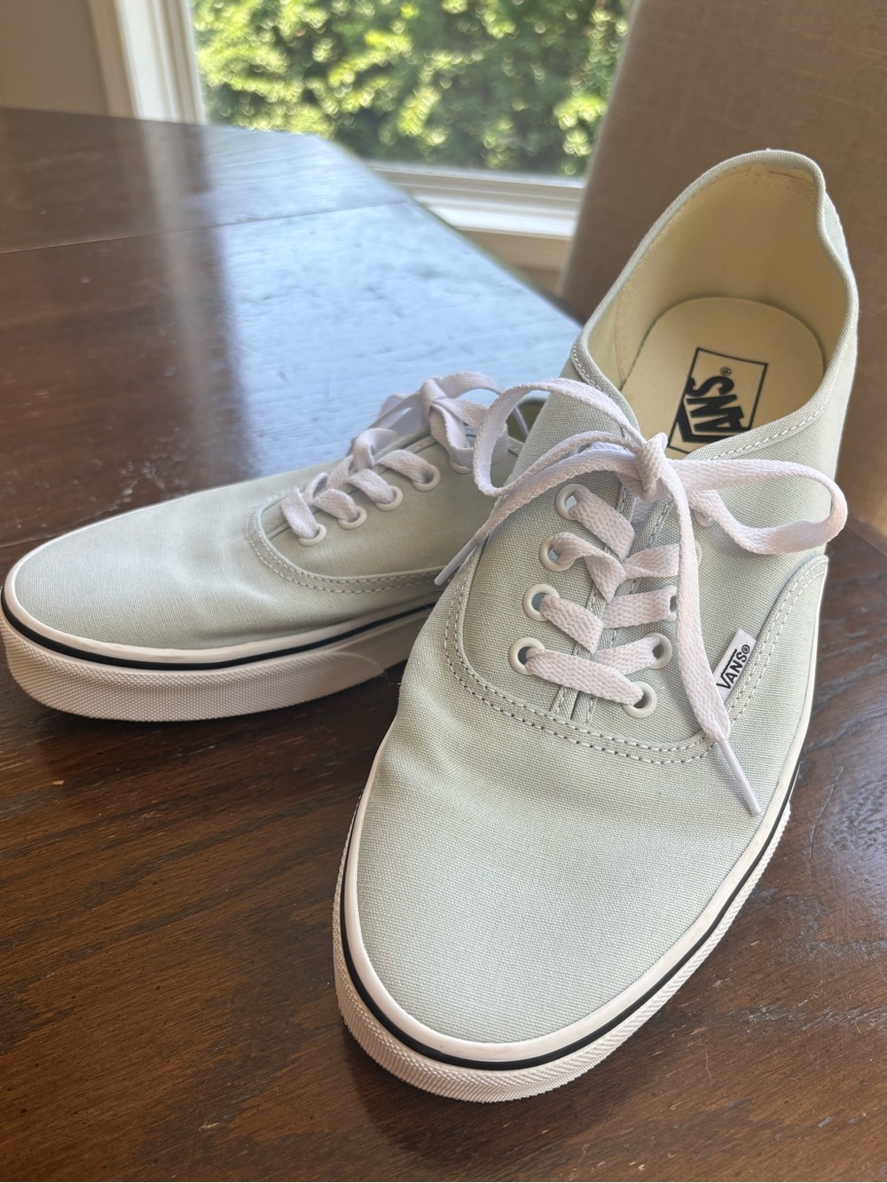 New Men’s mint green Vans SZ 11